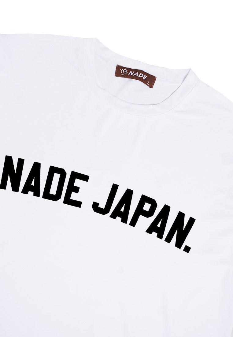 Nade NTC08 kaos pria tangan pendek nade japan dateng putih