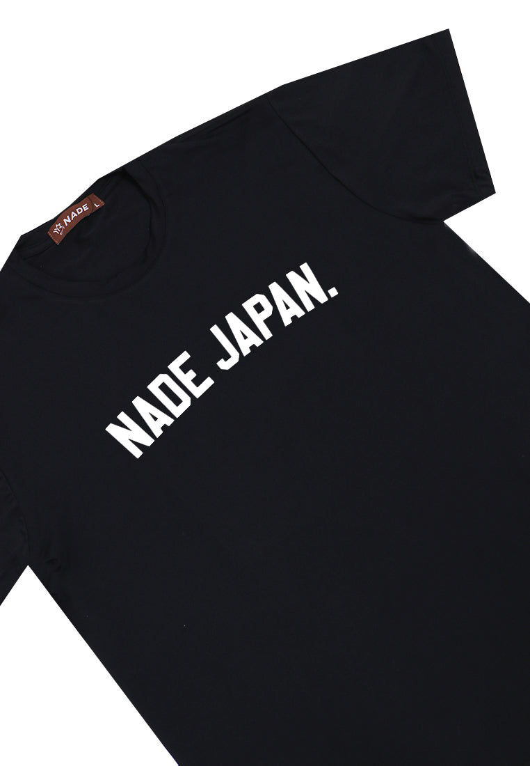 Nade NTC09 kaos pria tangan pendek nade japan dateng hitam