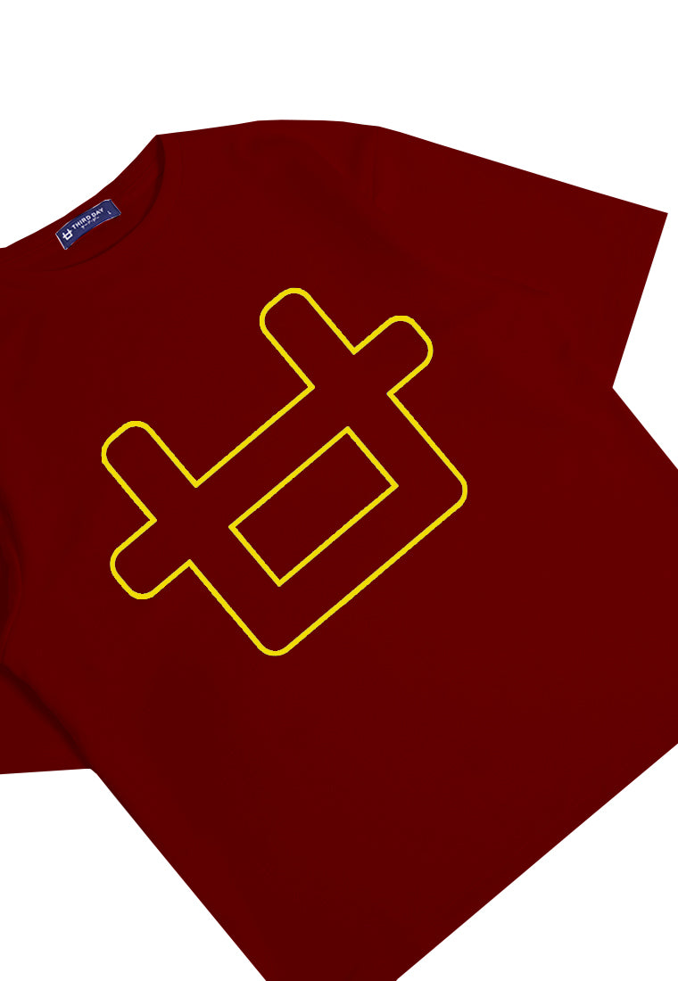 Third Day MTM15 kaos oversize tebal scuba thirdday big logo dateng maroon