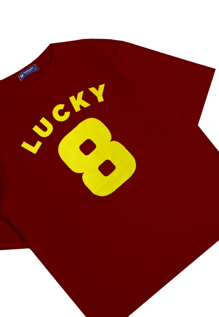 Third Day MTM17 kaos oversize tebal scuba thirdday lucky8 maroon