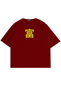 Third Day MTM19 kaos oversize tebal scuba thirdday fortune maroon