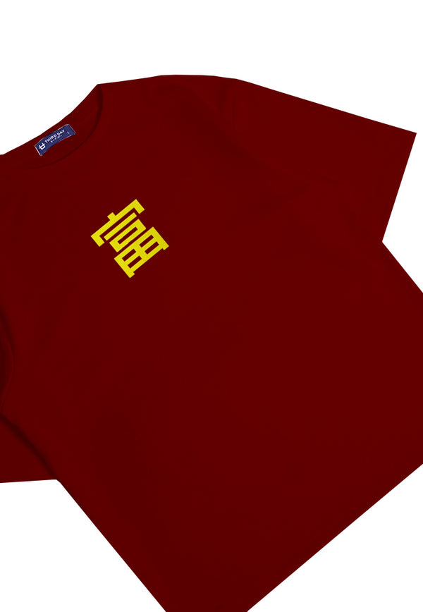 Third Day MTM19 kaos oversize tebal scuba thirdday fortune maroon