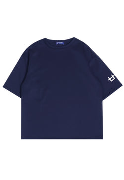 Third Day MTM12 kaos oversize tebal scuba thirdday logo arm navy