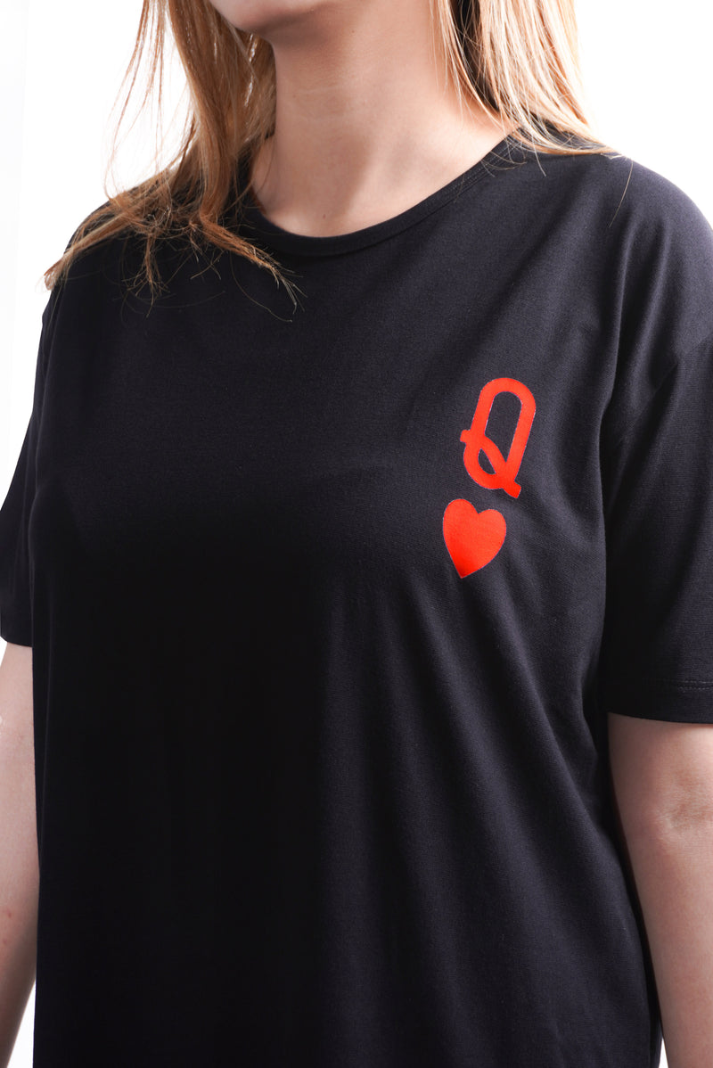 TDLA LTE39 LD long Dress boneka queen of hearts hitam