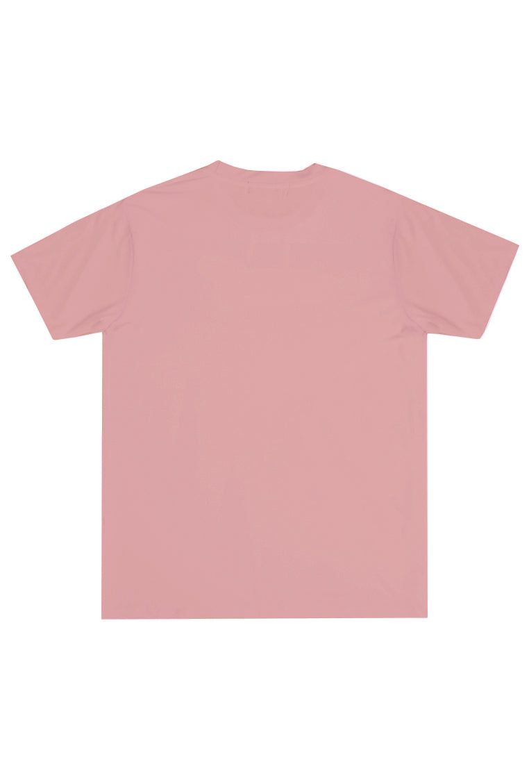 Nade NTC11 kaos anti kusut pria tangan pendek nade japan polos nude pink