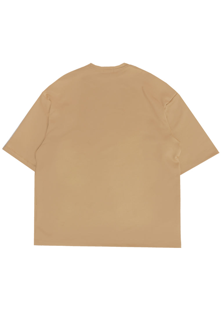 Third Day MTM73 kaos oversize tebal scuba distro pria outline fire khaki