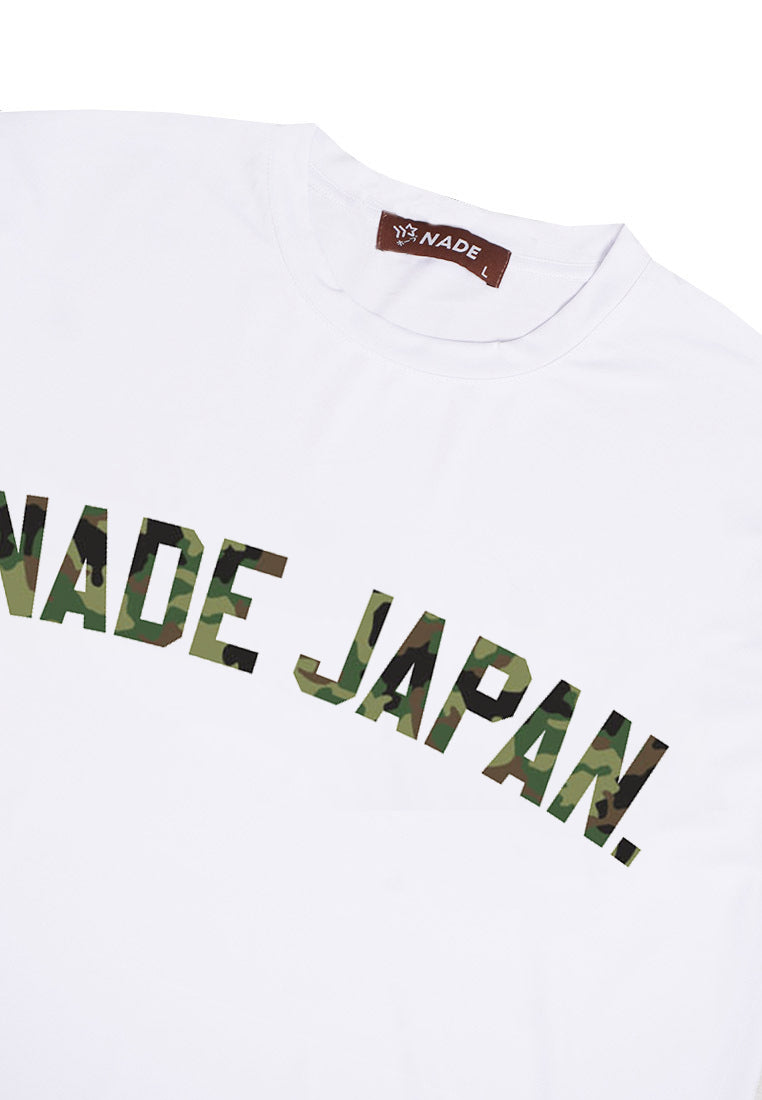 Nade NTC24 kaos pria army anti kusut nade japan camo hijau putih