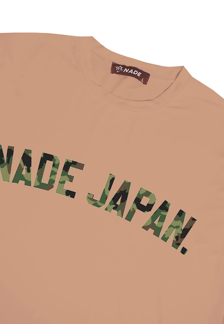 Nade NTC25 kaos pria army anti kusut nade japan camo hijau cream khaki