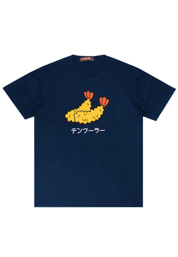 Nade NTC30 kaos anti kusut distro tulisan jepang stretch tempura navy