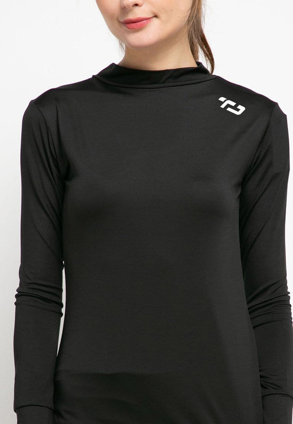 Td Active LSA90 manset baselayer inner olahraga hitam tdactive logo shoulder