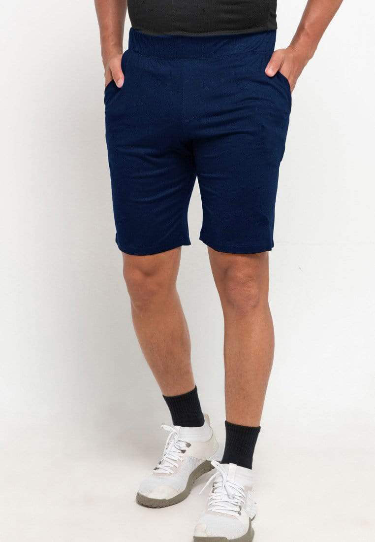Thirdday MC025 instacool pyjama celana pendek shorts polos navy