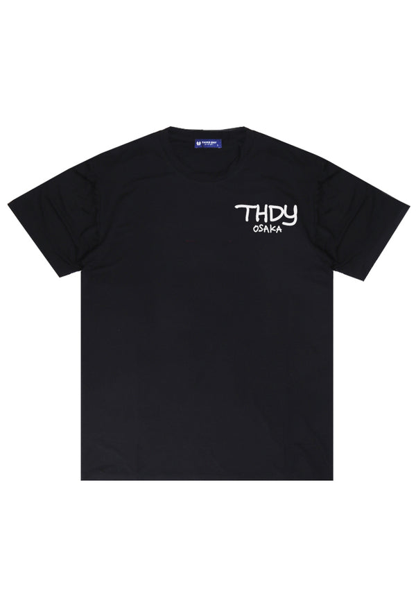 Third Day MTM93 kaos pria distro instacool tulisan thdy handwriting osaka hitam