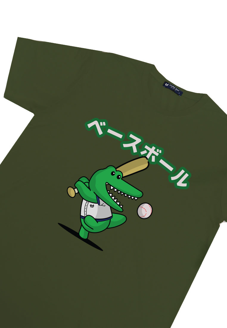 Third Day MTN05 kaos pria distro instacool draco baseball hijau army