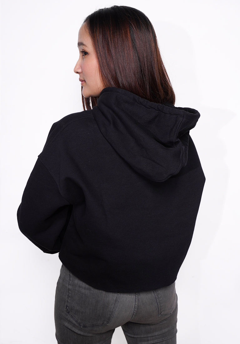 TDLA LO026 crop hoodie Superare black polos