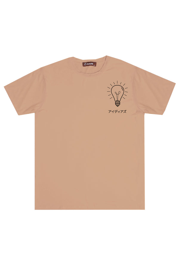 NTC33 kaos anime kartun ilustrasi aesthetic lampu khaki