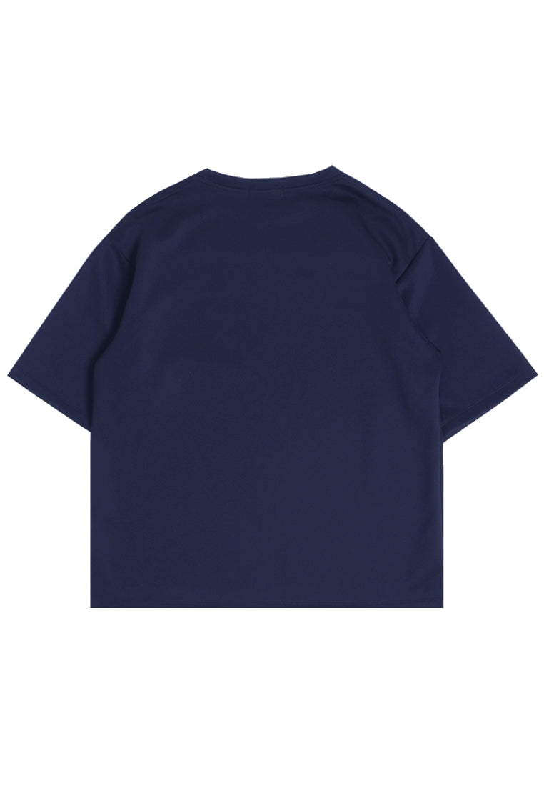 MTN19 kaos oversize scuba tebal td smallcap navy