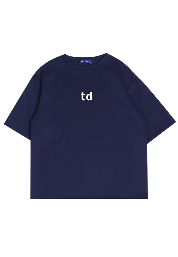 MTN19 kaos oversize scuba tebal td smallcap navy