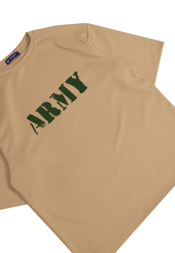 MTN40 kaos oversize army tentara hijau tni khaki