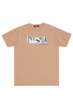 NTC43 kaos anti kusut stretch anime mata eyes khaki