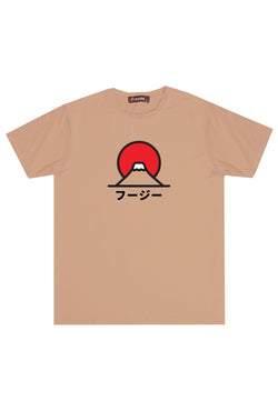 NTC48 kaos anti kusut unisex super stretch lentur mount fuji khaki