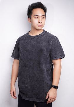 MTN42 kaos washed acid navy thrdy 03 punggung hitam