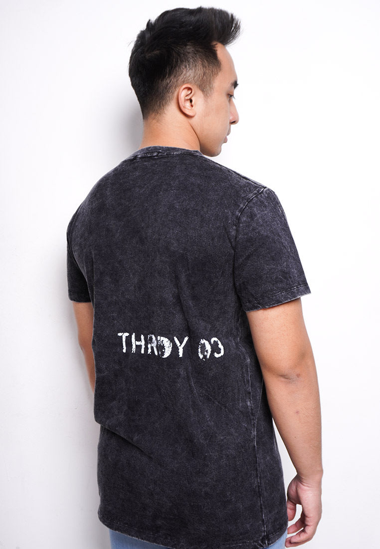 MTN42 kaos washed acid navy thrdy 03 punggung hitam