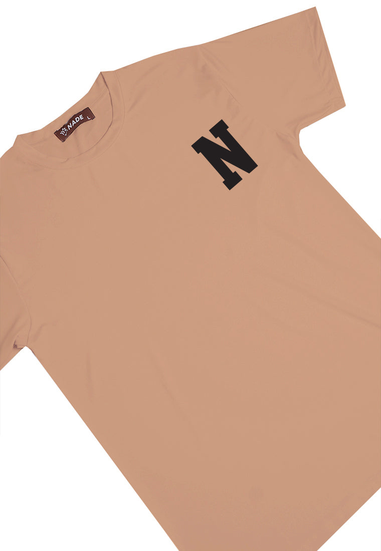 NTC60 kaos ringan anti kusut stretch nade N khaki