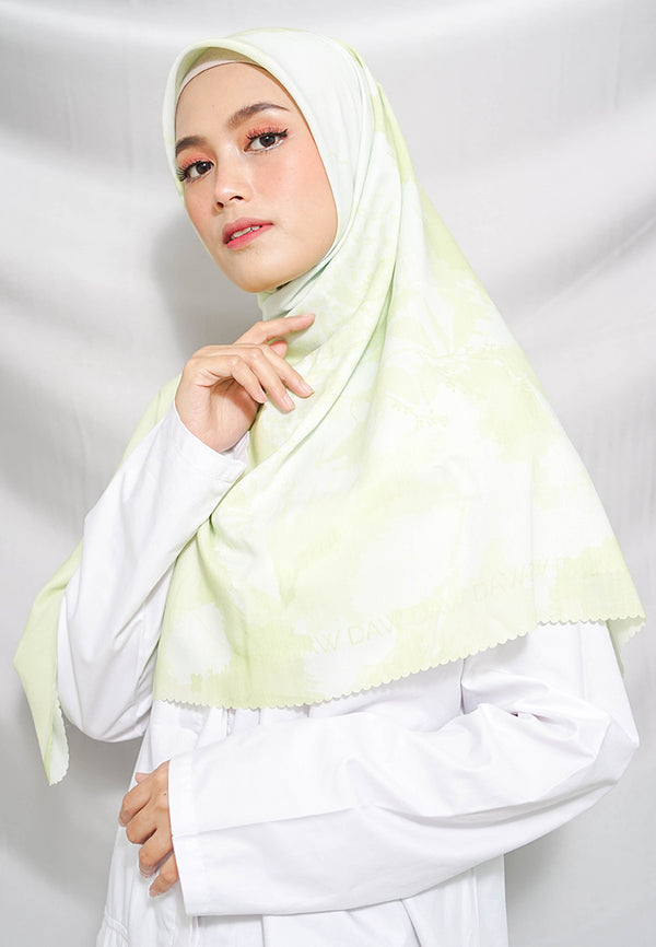 WK011 LP37F kerudung segi empat voal Penelope series nude cream