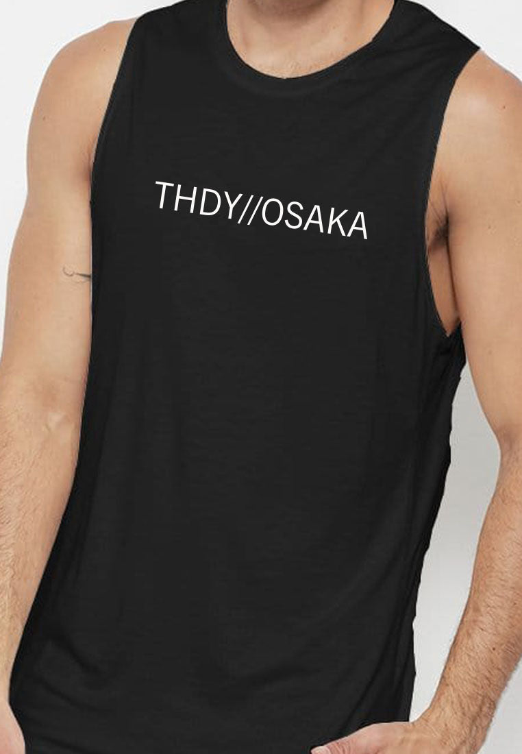 MTN44 kaos singlet svn tank top pria thdy osaka hitam