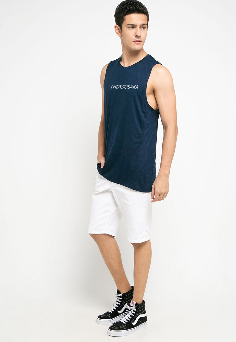 MTN45 kaos singlet svn tank top pria thdy osaka navy