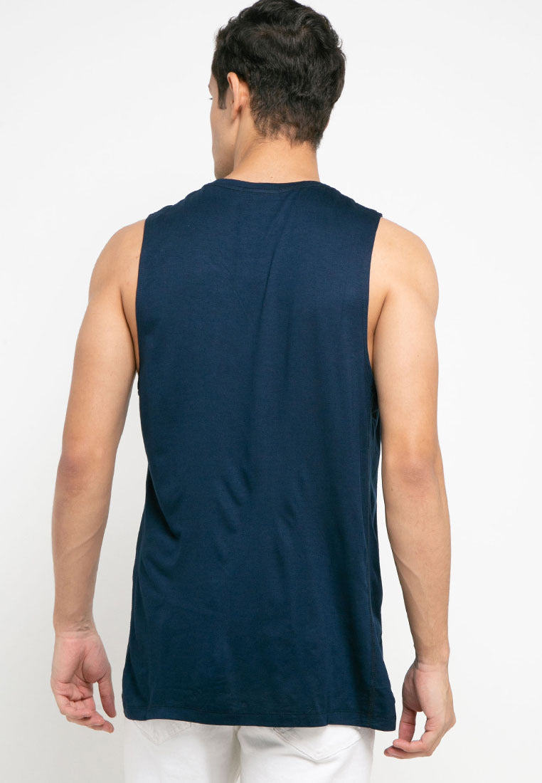 MTN45 kaos singlet svn tank top pria thdy osaka navy