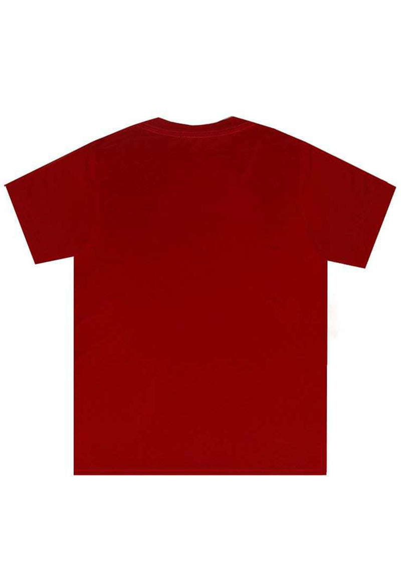 MTO76 kaos tulisan jepang lucu keren wobbly katakana thirdday instacool t shirt distro pria cowok tangan pendek summer maroon merah