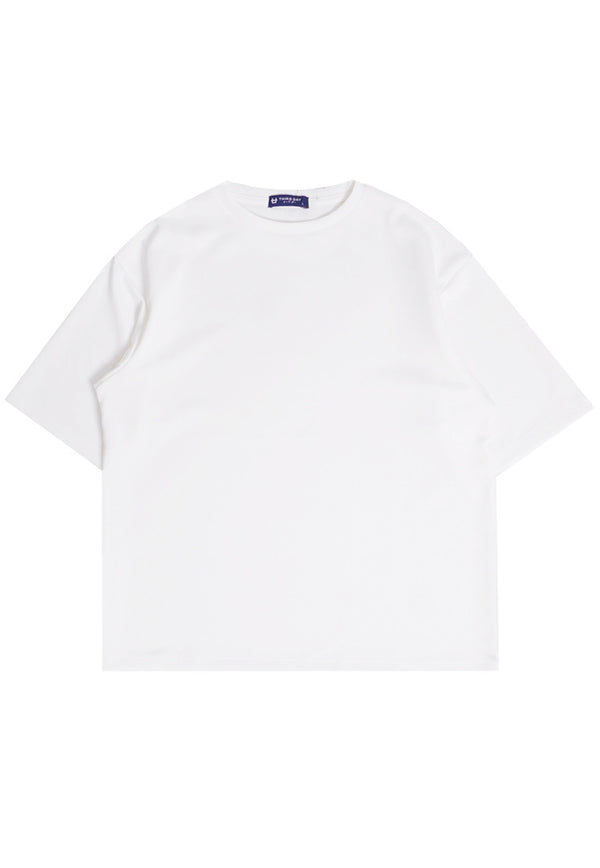 MTP05 kaos oversize gym gambar punggung bahan tebal scuba pria distro putih white