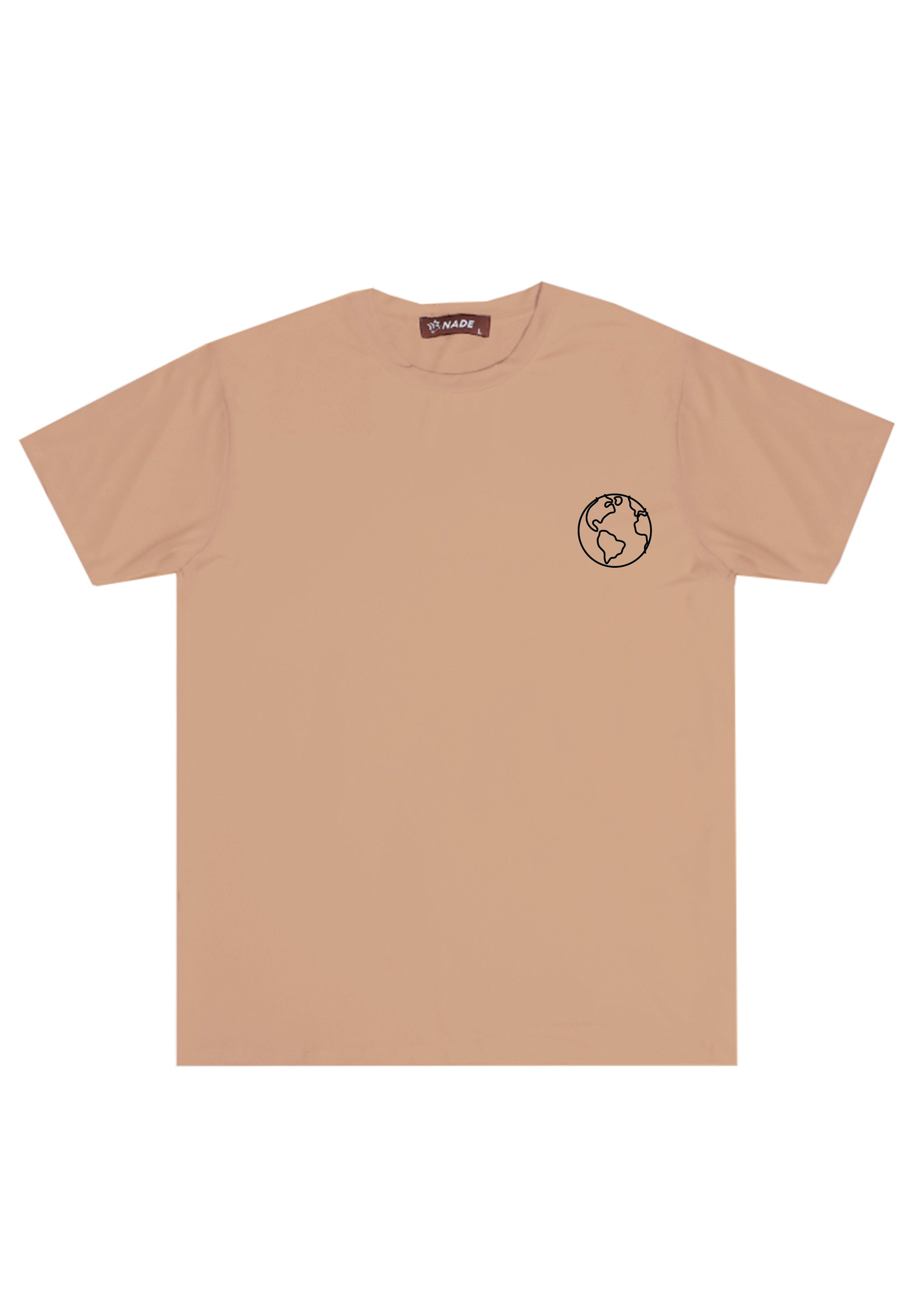 NTD16 kaos ringan anti stretch anti kusut cepat kering "earth" dakir khaki