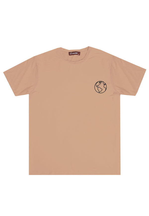 NTD16 kaos ringan anti stretch anti kusut cepat kering "earth" dakir khaki