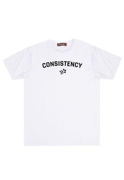 NTD21 kaos gym ketat stretch pria anti kusut cepat kering lightweight nade japan "consistency" putih