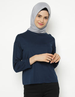 TDLA LTE86 lv polos navy kaos hijab ladies