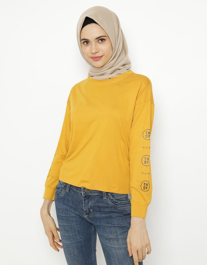 Third Day LTC60 lv evo arm kuning kaos hijab ladies