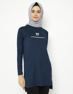 Third Day LTC78 Mls Logo Underline Navy Hijab Lengan Panjang